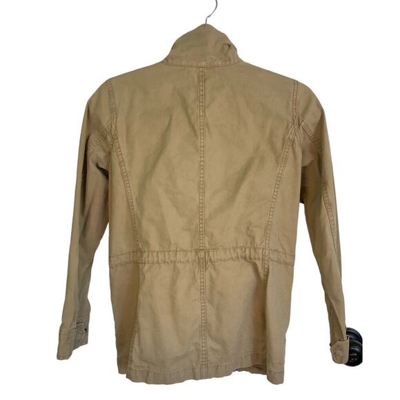 Madewell Women's Fleet Utility Jacket In Desert Beige (Tan) Size XS 100% Cotton - Picture 9 of 11